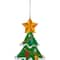 Glitzhome&#xAE; 2ft. Metal Santa, Snowman &#x26; Tree Yard Stake Set